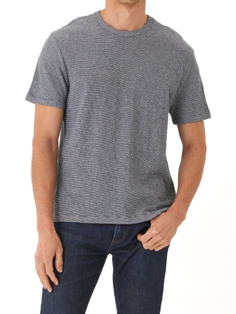 Threads 4 Thought Shawn Double Face Knit Crew Tee Mens Large L Stargazer NWT